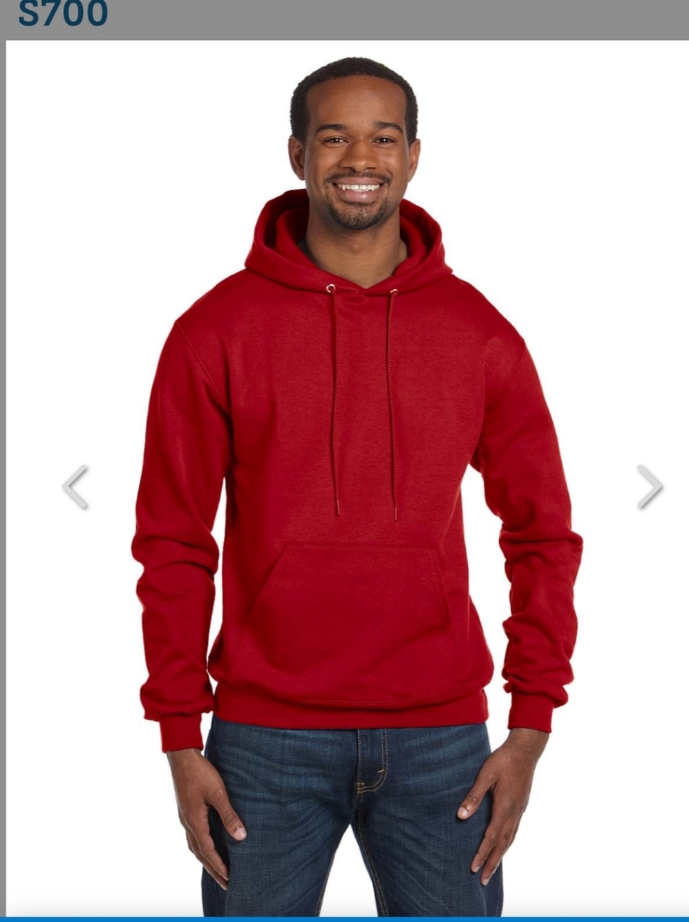 Champion Men's Shrink Resistant Hooded Pullover Sweatshirt Pouch Pocket 2xl - Picture 4 of 8